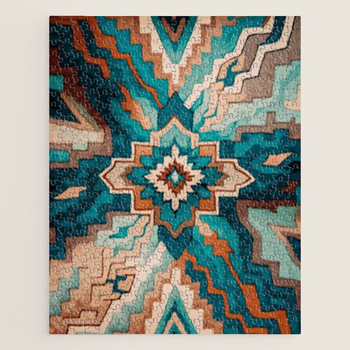 Abstract Geometric Southwest Jigsaw Puzzle Gallery Image 1