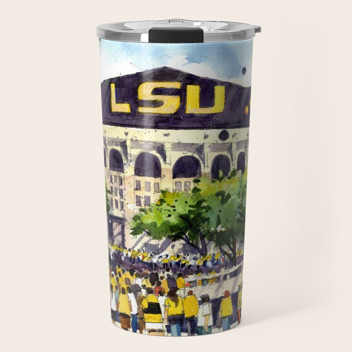 LSU Game Day Travel Mug Gallery Image 1
