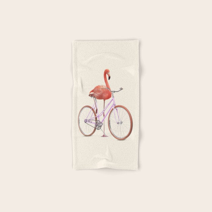 FLAMINGO BIKE Towels Gallery Image 1