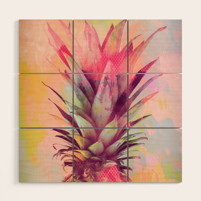 PINEAPPLE Wood Wall Art Gallery Image 1