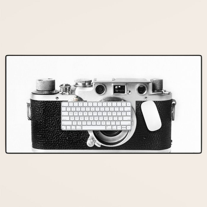Old Camera Desk Mat Gallery Image 1