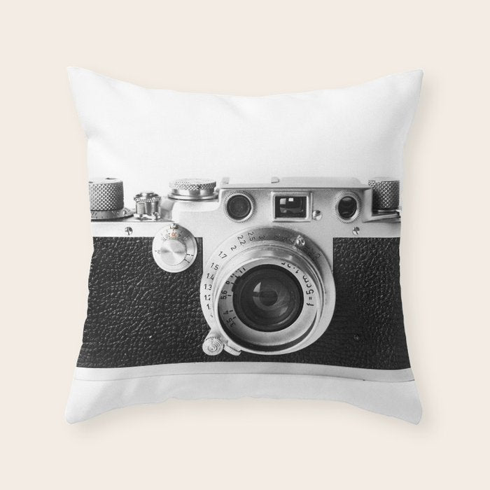 Old Camera Throw Pillow Gallery Image 6