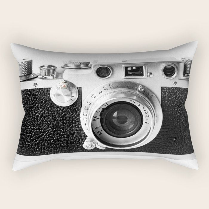 Old Camera Rectangular Pillow Gallery Image 2