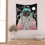 Life is Invading My Space Wall Tapestry Gallery Image 2