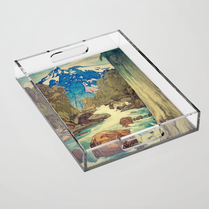 The Walk to Hokodoyama Acrylic Tray Gallery Image 1