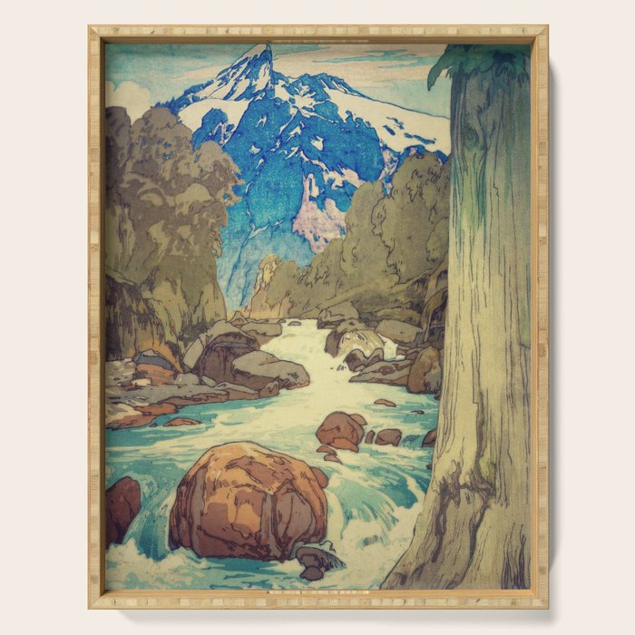 The Walk to Hokodoyama Serving Tray Gallery Image 1