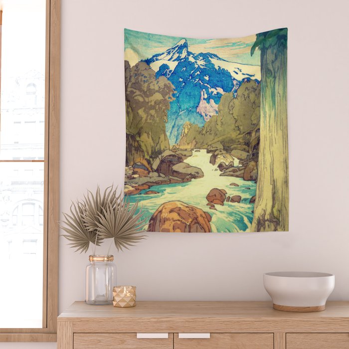 The Walk to Hokodoyama Wall Tapestry Gallery Image 2
