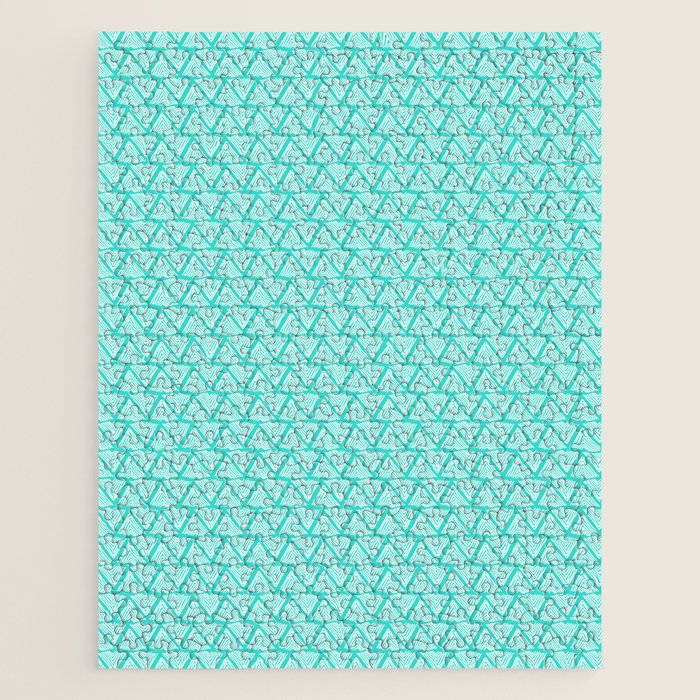 Lagos: Aqua Tiles Jigsaw Puzzle Gallery Image 1