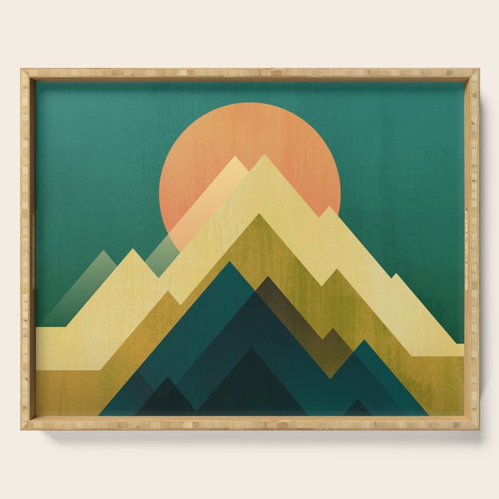 Gold Peak Serving Tray Gallery Image 1