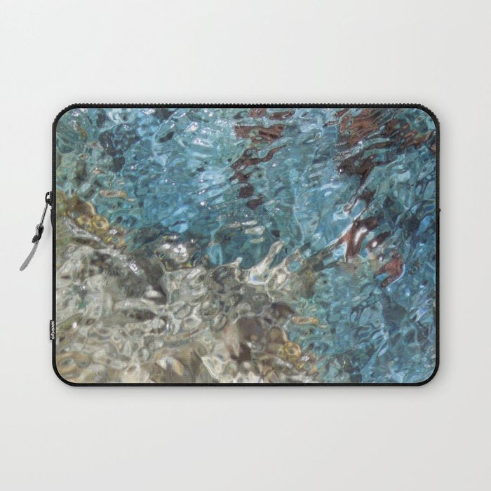 Crystal Seashore Laptop Sleeve Gallery Image 1