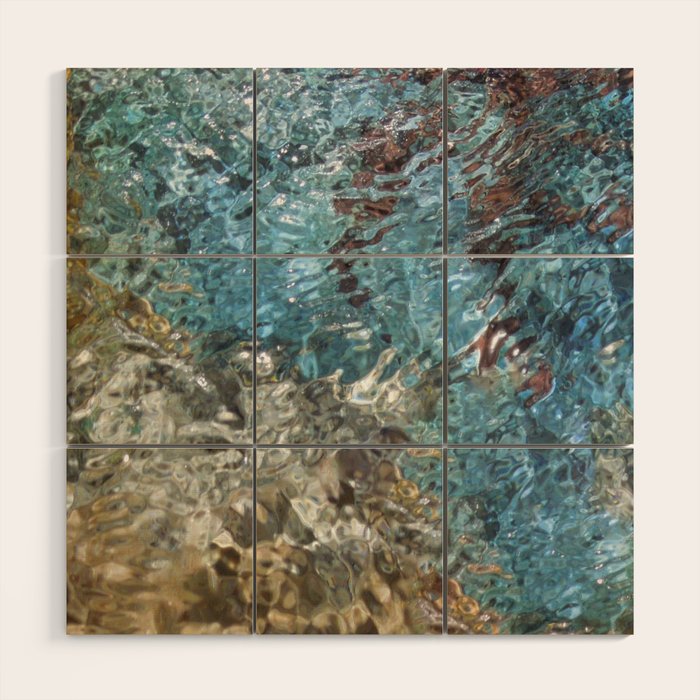 Crystal Seashore Wood Wall Art Gallery Image 1