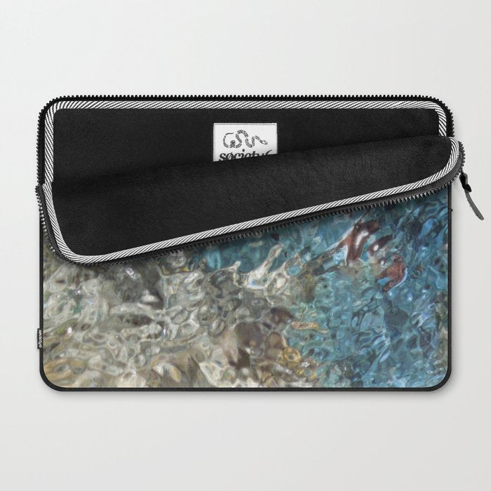 Crystal Seashore Laptop Sleeve Gallery Image 2