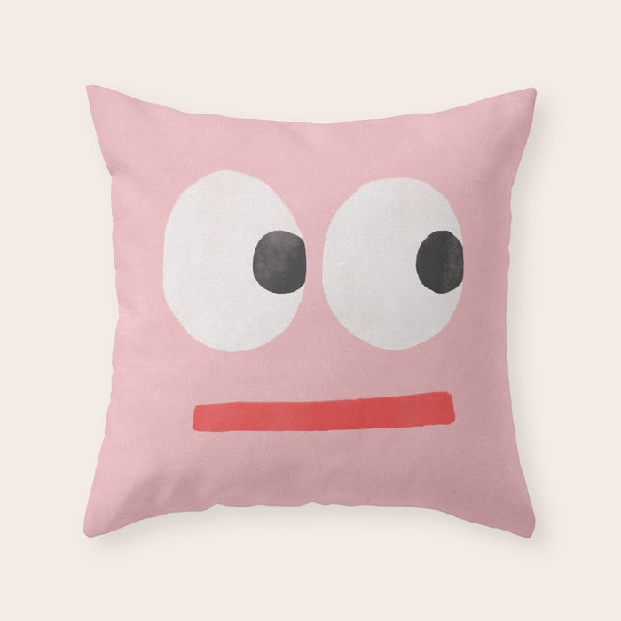 Face Throw Pillow Gallery Image 3