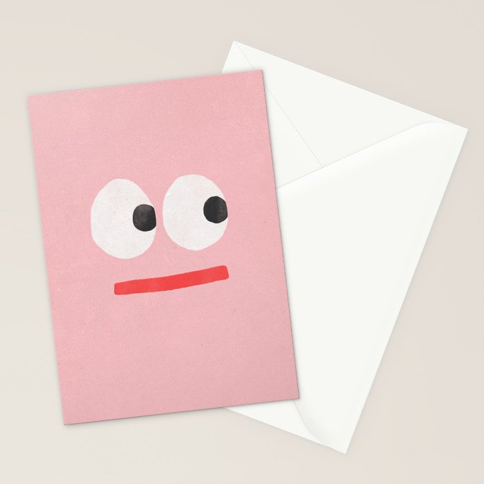 Face Stationery Card Gallery Image 2