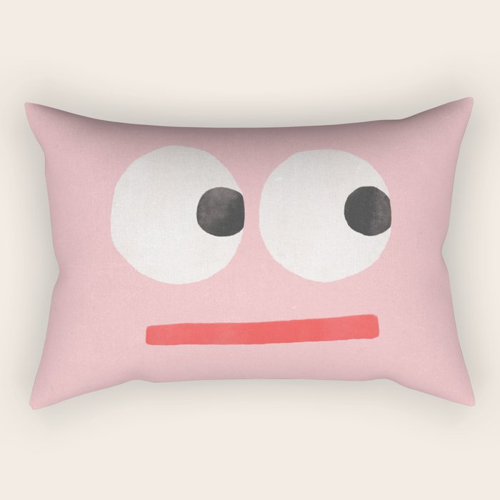 Face Rectangular Pillow Gallery Image 2