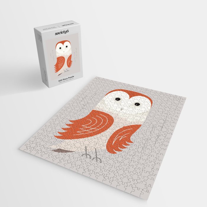 Barn Owl, Bird of United Kingdom Jigsaw Puzzle Gallery Image 2