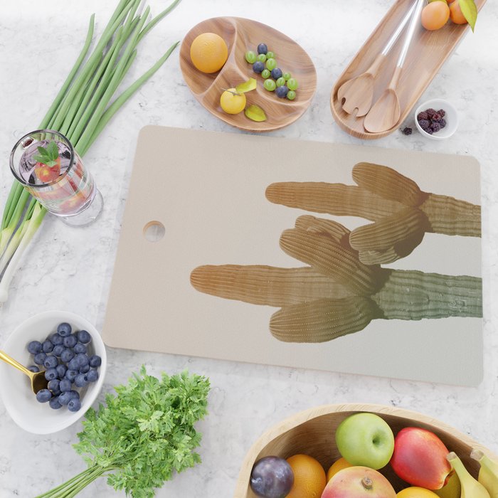 Boho Cactus Photography Cutting Board Gallery Image 2