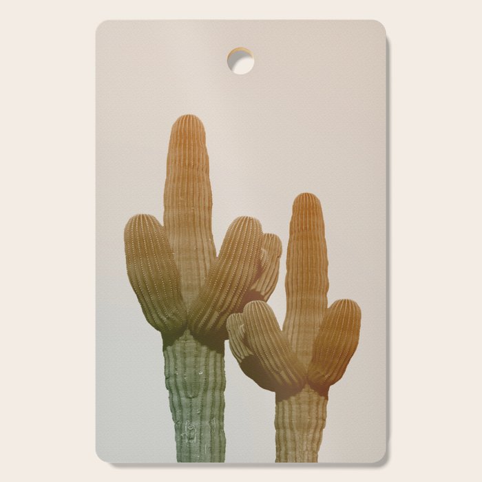 Boho Cactus Photography Cutting Board Gallery Image 1