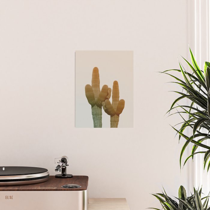 Boho Cactus Photography Poster Gallery Image 2