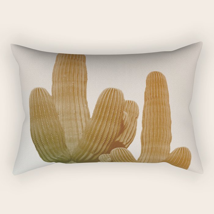Boho Cactus Photography Rectangular Pillow Gallery Image 1