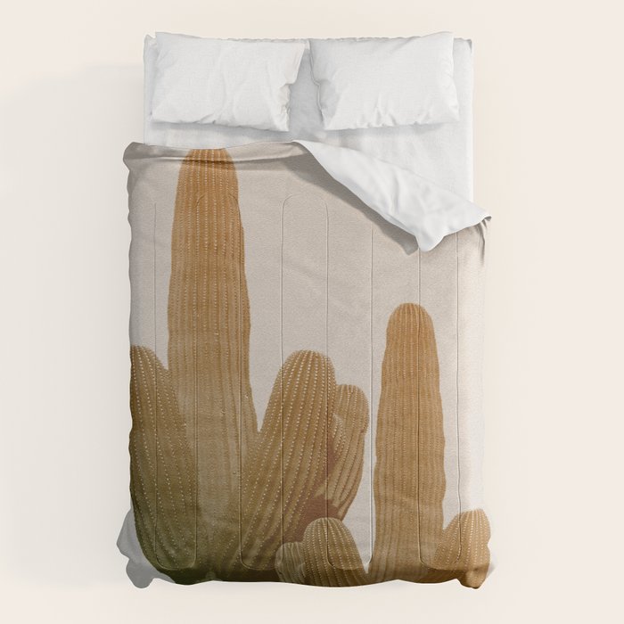 Boho Cactus Photography Comforter Gallery Image 1