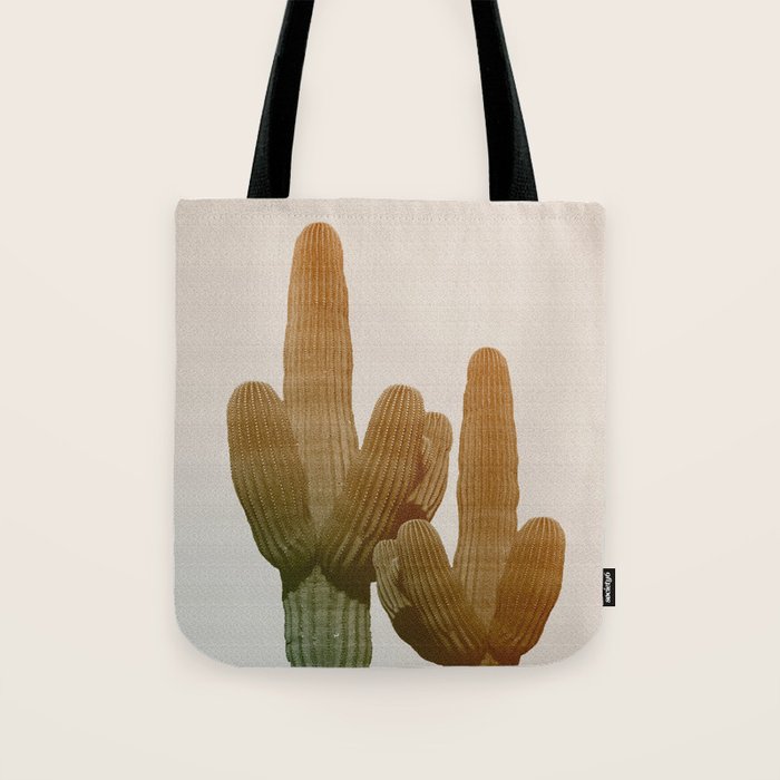 Boho Cactus Photography Tote Bag Gallery Image 1
