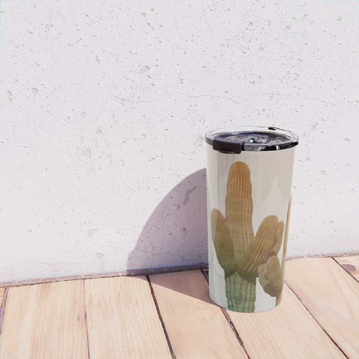 Boho Cactus Photography Travel Mug Gallery Image 4