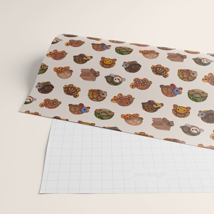 Box turtle Wrapping Paper Gallery Image 2