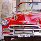 Vintage Red Car, Havana Travel Photography Coffee Mug Gallery Image 2