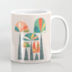 Quirky retro palm trees Coffee Mug Gallery Image 1