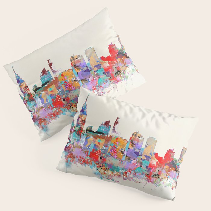 Philadelphia Pennsylvania skyline Pillow Sham Gallery Image 3