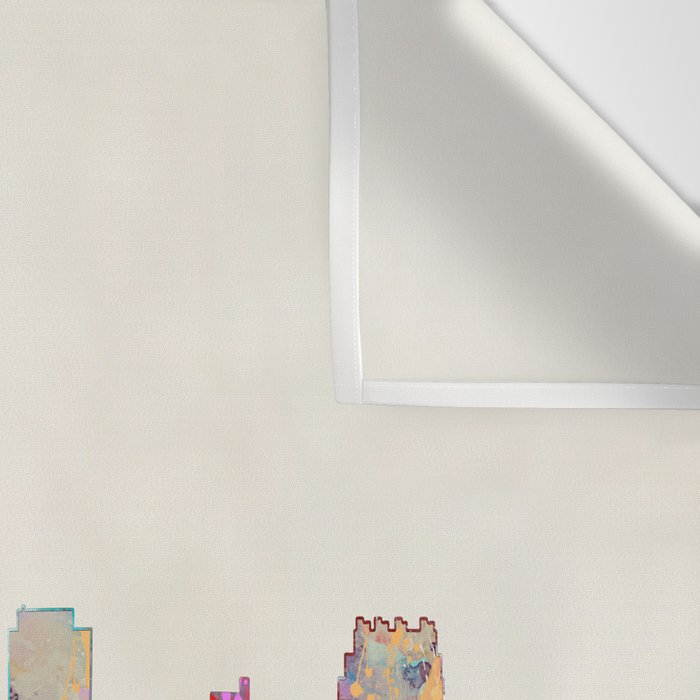 Philadelphia Pennsylvania skyline Wall Tapestry Gallery Image 3