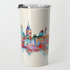 Philadelphia Pennsylvania skyline Travel Mug Gallery Image 3