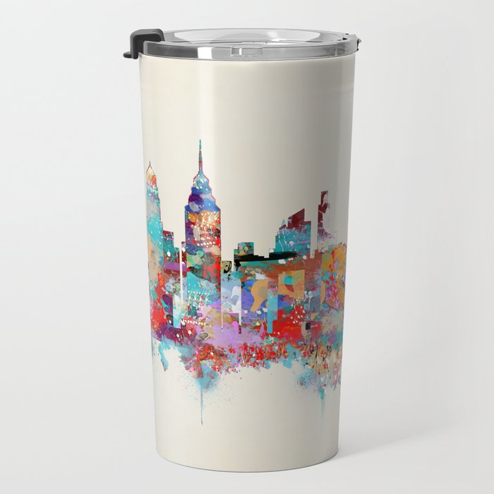Philadelphia Pennsylvania skyline Travel Mug Gallery Image 3