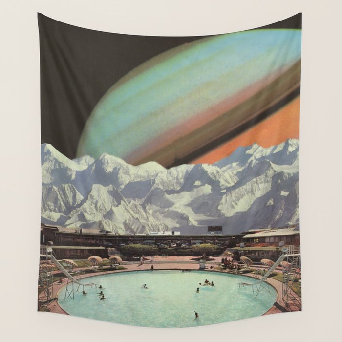Saturn Spa Wall Tapestry