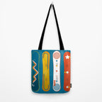 SNOWBOARD DESIGN Tote Bag Gallery Image 2