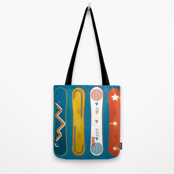 SNOWBOARD DESIGN Tote Bag Gallery Image 2