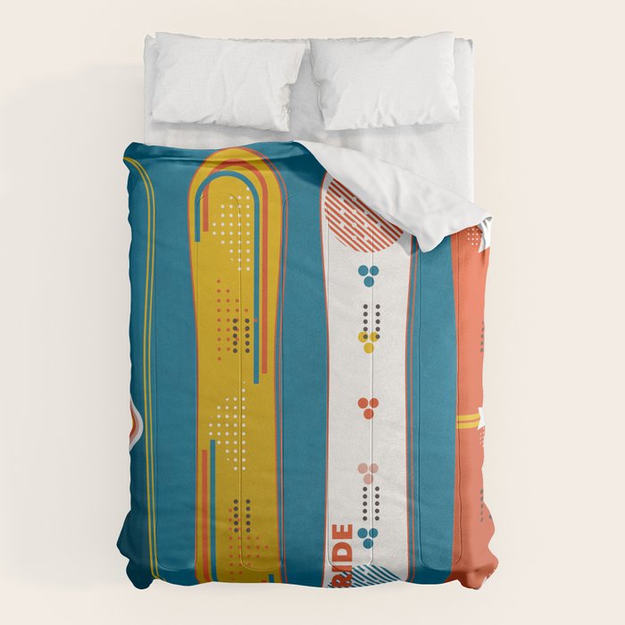 SNOWBOARD DESIGN Comforter Gallery Image 6