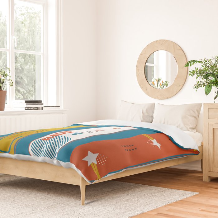 SNOWBOARD DESIGN Duvet Cover Gallery Image 2