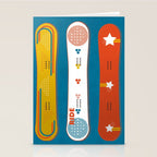 SNOWBOARD DESIGN Stationery Card Gallery Image 2