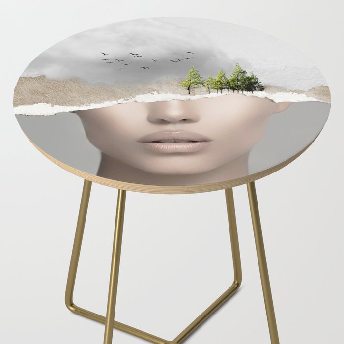 minimal collage /silence2 Side Table Gallery Image 2
