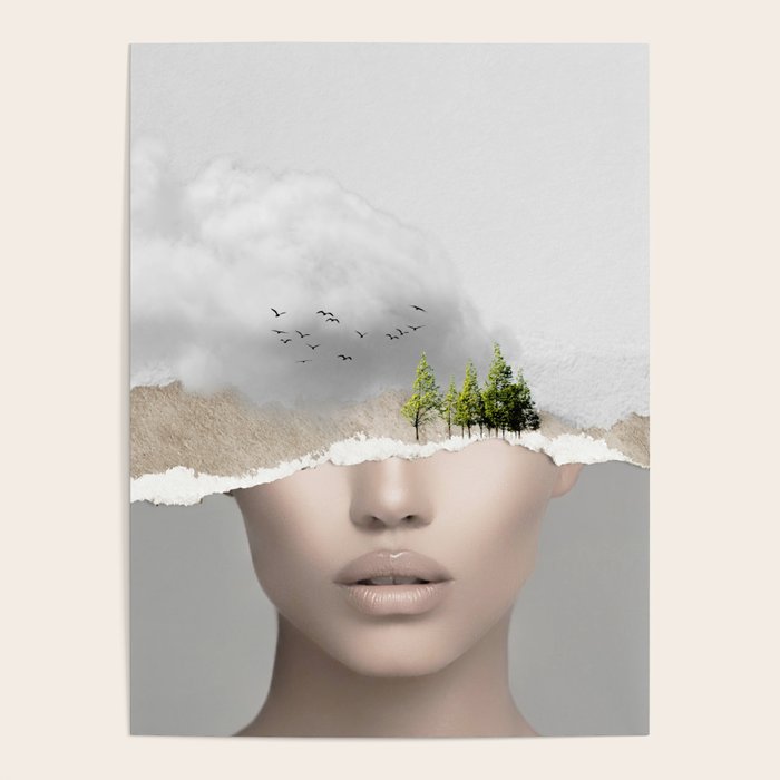minimal collage /silence2 Poster Gallery Image 1
