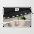 minimal collage /silence2 Laptop Sleeve Gallery Image 2