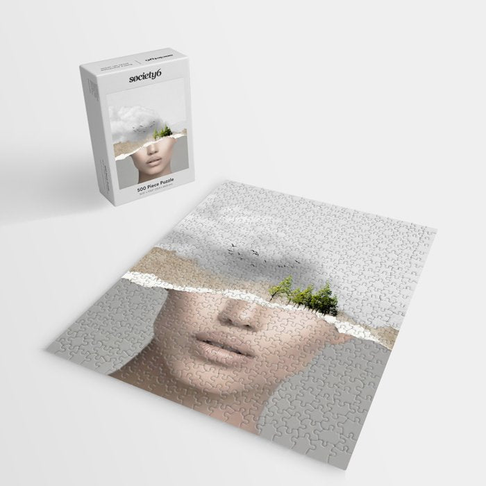 minimal collage /silence2 Jigsaw Puzzle Gallery Image 2