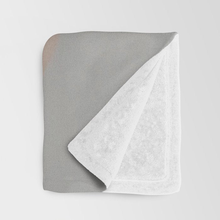 minimal collage /silence2 Throw Blanket Gallery Image 3