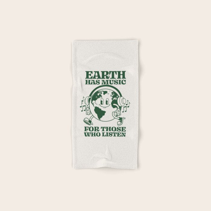 Earth Silent Disco Bath Towel Gallery Image 1