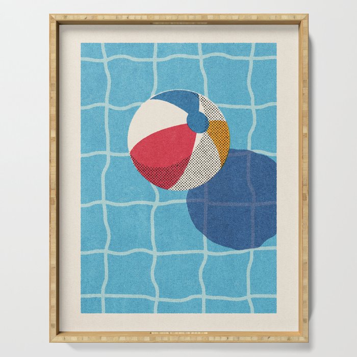BALLS - Beach Ball - II b Serving Tray Gallery Image 1