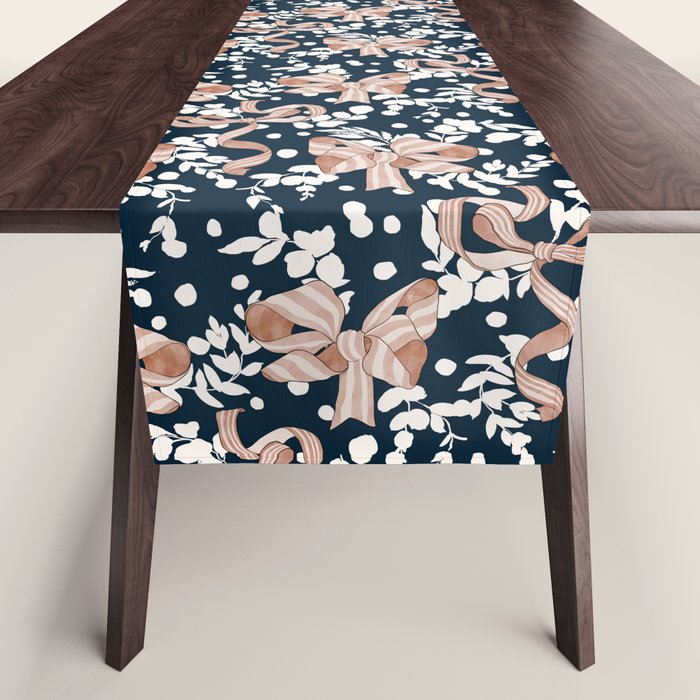 Whimsical Bows in Nature I Table Runner Gallery Image 1