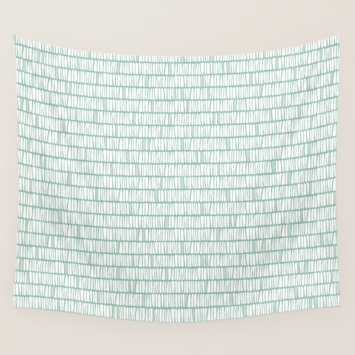 Sandbreak . Cool Mint Wall Tapestry Gallery Image 1