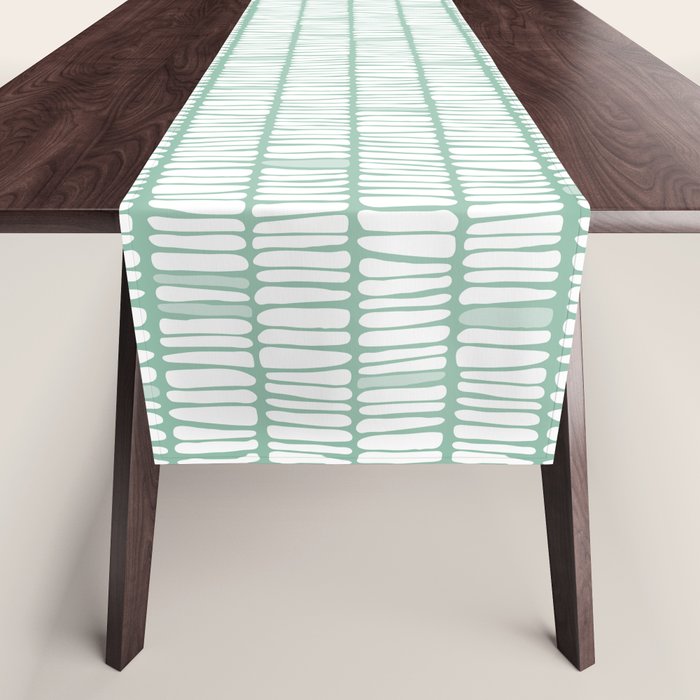 Sandbreak . Cool Mint Table Runner Gallery Image 1